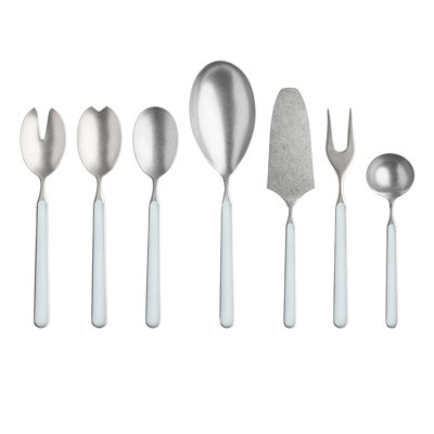 Fantasia Pewter Serving Set - Light Blue
