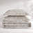 Premium Cotton Jacquard Bedding Sets, Full/Queen Botanical Duvet Cover Set