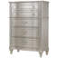 Commode 6 tiroirs en chêne argenté Orrwell