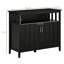 Buffet polyvalent avec 2 portes et tablettes réglables pour le rangement et la présentation dans le vestibule ou le salon