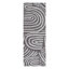 Abstract Area Rug in Gray/White