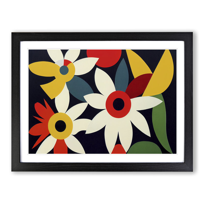 Miraculous Flowers - Framed Print, 46cm H x 64cm W, Black Framed