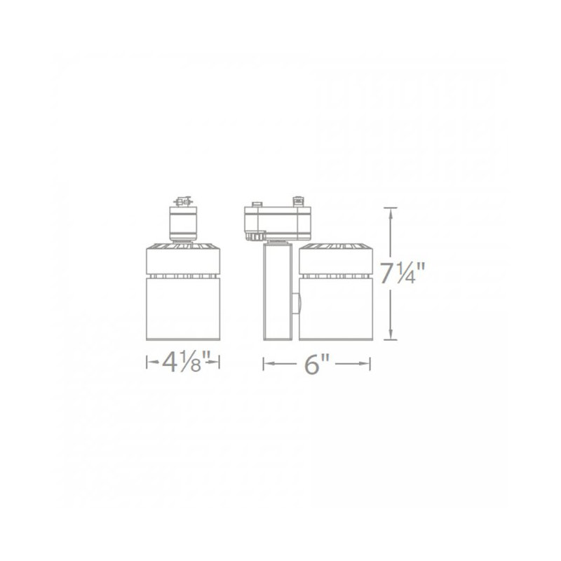 Exterminator II Track Head, Black, Flood, 3500K/85