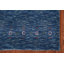 Tapis de couloir bleu Gabbeh