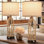 Ensemble de lampe de table de ferme 25 po avec douille rotative et ports USB A&C