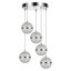 Luminaire suspendu à 5 lumières Adetoun Orb