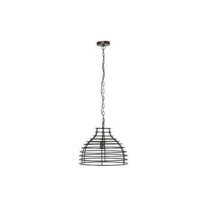 1 - Light Black Dome Pendant