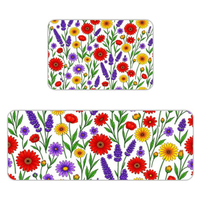 Ensemble de tapis de sol en flanelle 2 pièces