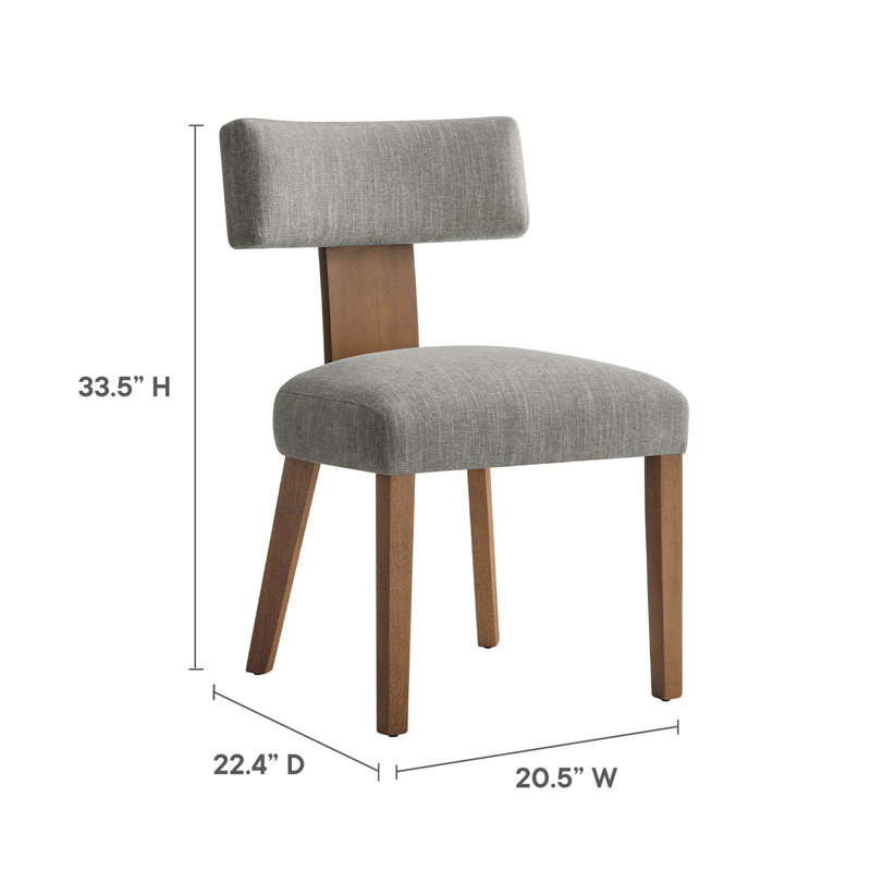 Chaise d'appoint Modway Nalani, Brun foncé, Blé