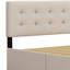Lit plateforme tapissier avec 2 tiroirs et lit gigogne-832948609