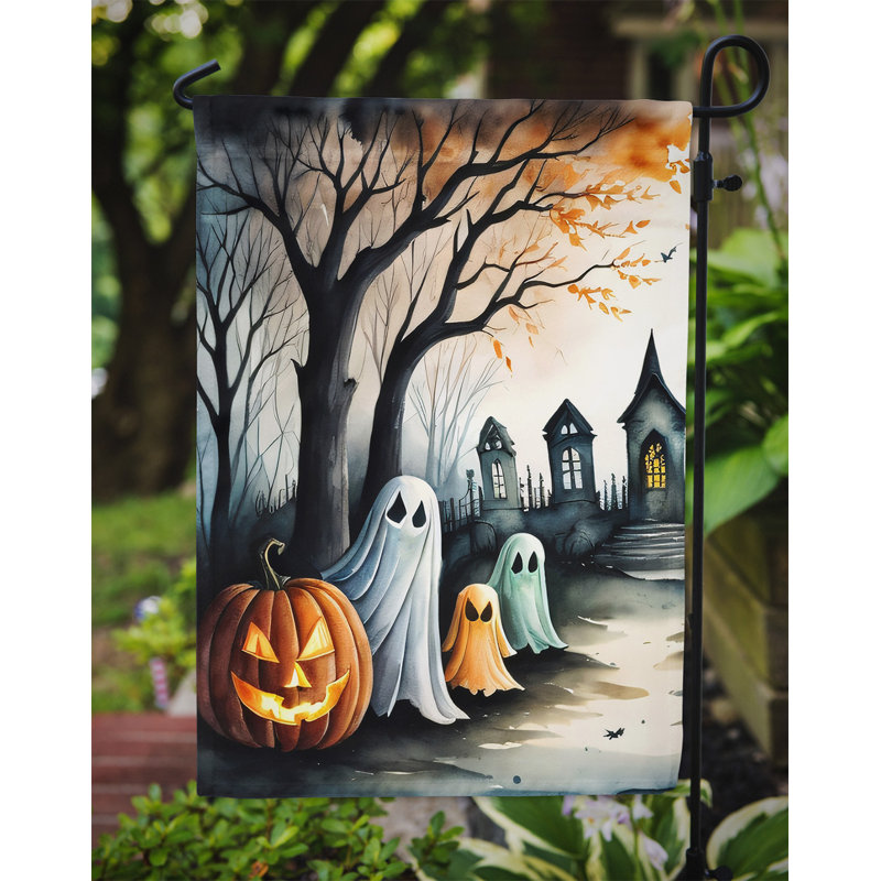 Drapeau fantôme d'Halloween fantôme