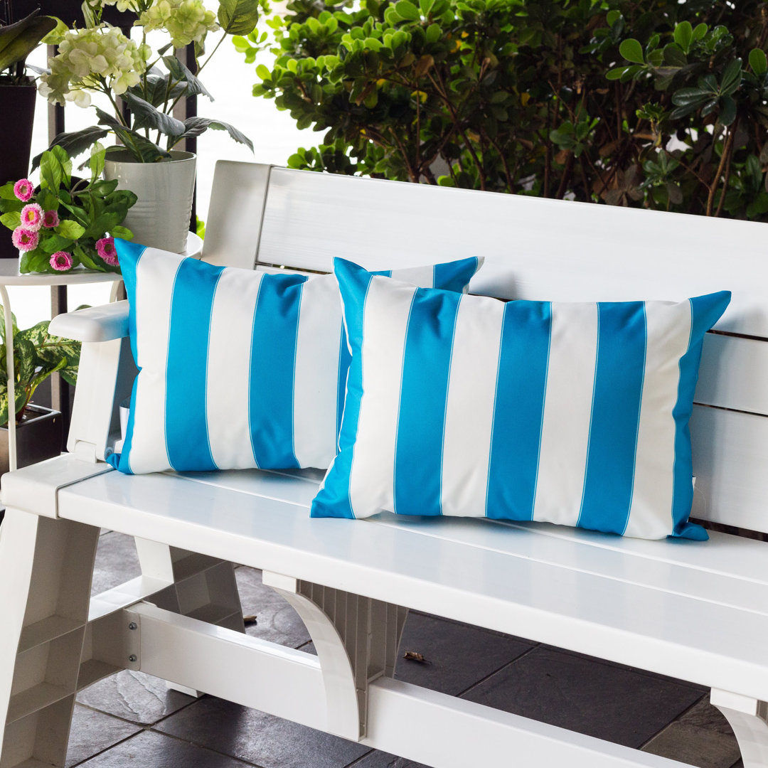 Josephine Outdoor Rectangular Pillow Cover & Insert (Set of 2) Homey Cozy 