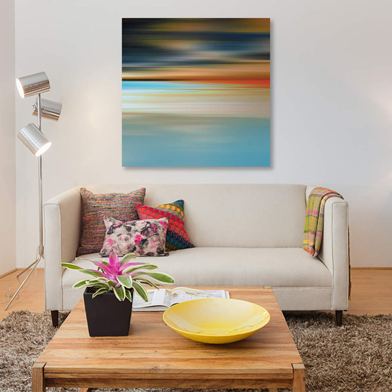 "Flou paysage II" par PI Galerie - Estampe numérique sur toile tendue avec châssis, H 48 po x l 48 po x P 1,5 po