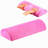 Ultimate Comfort Memory Foam Support Pillow - Back Pain Relief Lumbar, Neck, Legs, Ankle, Knee - Pink Bolster Cushion