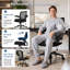 Grande et grande chaise de bureau en filet, chaise de bureau réglable robuste 500LBS avec accoudoirs rabattables-683571538-701751197