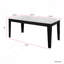 Table de salle à manger, grande table de cuisine extensible de 106,3 po-1186031743