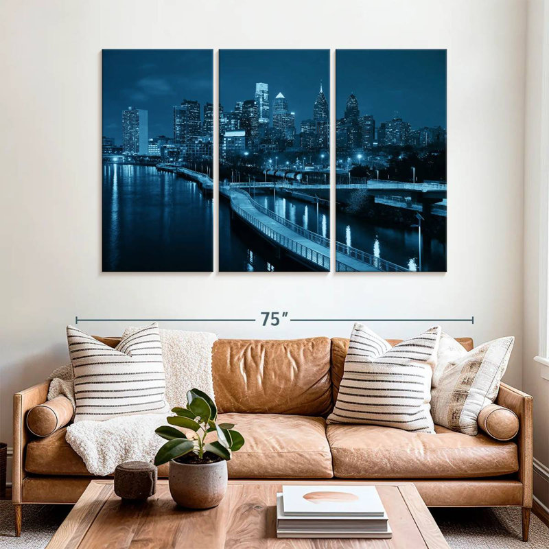 Horizon urbain de Sireci, Philadelphie, H 42 po x l 65 po