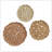 Textured Feather 3-Piece Metal Disc Wall Decor Set-1676186896