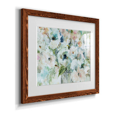 Blooming Softly - Reproduction de cadre photo sur papier