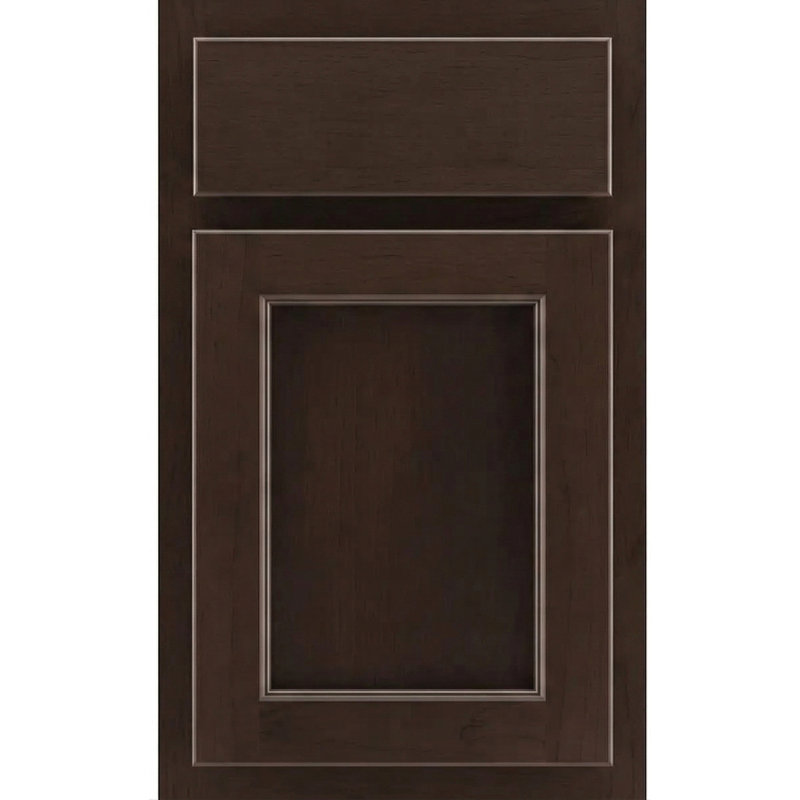 Dwelling Foundations Claredon Door Sample, Maple, Toasted Spice w/Stone Glaze