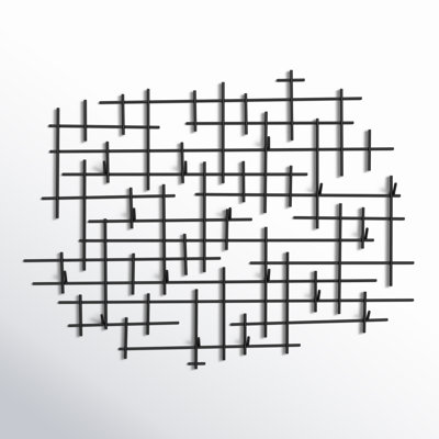 Visalia Iron Wall 16 - Hook Wall Mounted Coat Rack