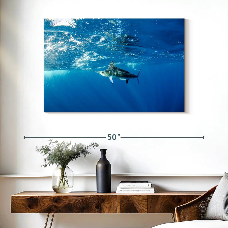Brampt Underwater Marlin, 26" H x 39" W