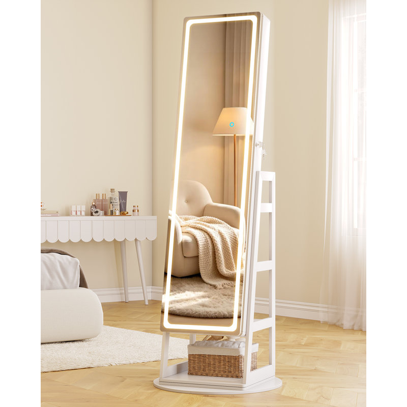 Jewelry Armoire, White