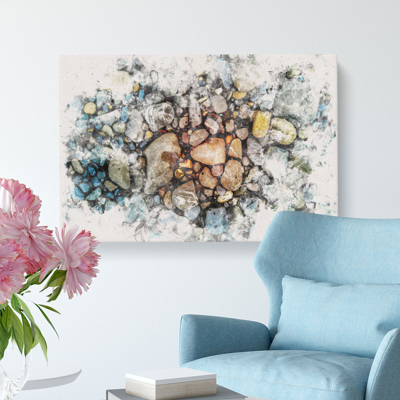 Rocks - Wrapped Canvas, 60cm H x 91cm W x 3cm D