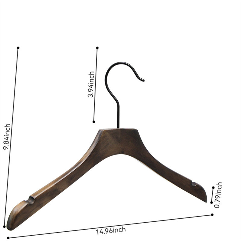 Solid Wood Clothes Hanger, 10