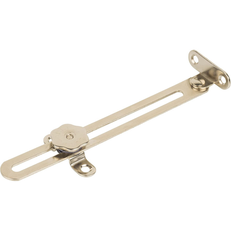 Couvercle de friction réglable Unichrome | Droite ou gauche | Avec bouton de réglage | Charnière de couvercle pour meubles antiques