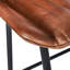 Theressa Upholstered Counter Stool with Metal Frame-1733301419