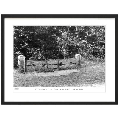 Kelvedon Hatch, Stocks On The Common 1906 by Francis Frith - Single Picture Frame Print