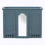 Armoire de rangement murale tout-en-un avec miroir et étagères réglables, idéale pour la salle de bain, le salon ou la chambre.
