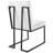 Privy Black Stainless Steel Upholstered Fabric Dining Chair by Modway-193630113
