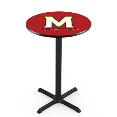 Round Metal Base Dining Table