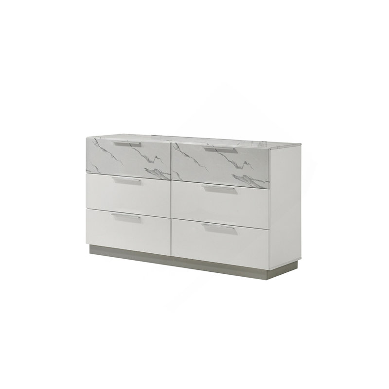 Commode luxueuse avec rangement abondant et design exquis pour une vie élégante