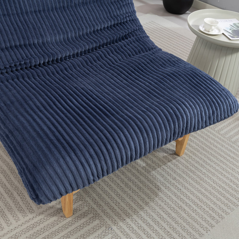 Fauteuil d'appoint 43,3 po, Bleu