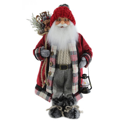 Figurine Père Noël tricoté