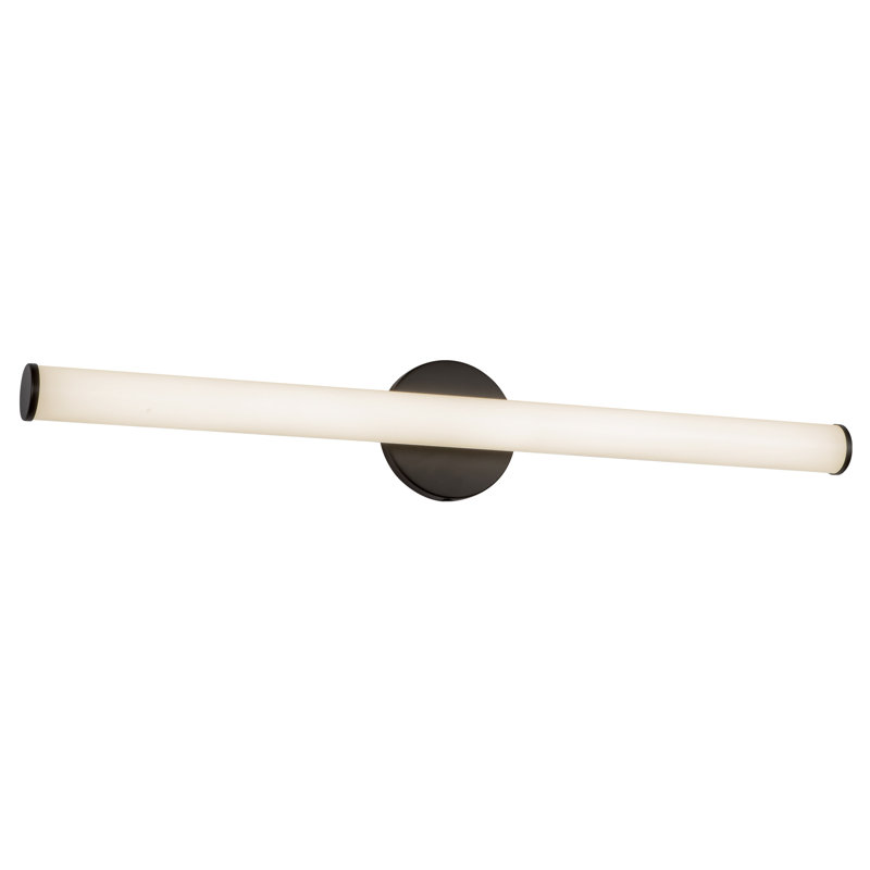 Tectra 30-in Black dimmable LED Wall Sconce, Matte Black