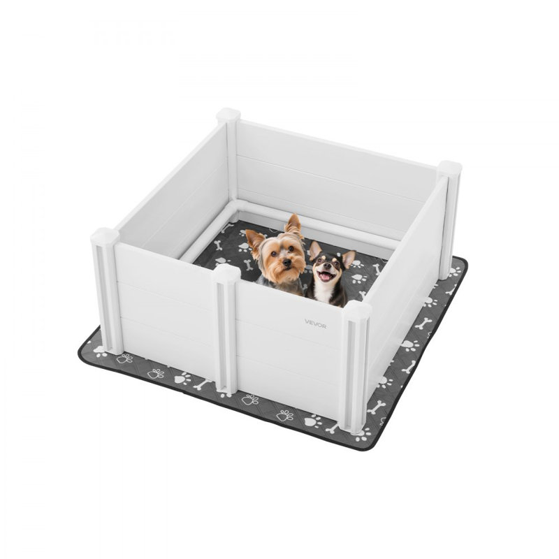 Plastic Exercise Pen With Door, 50cm H x 98cm W x 98cm D