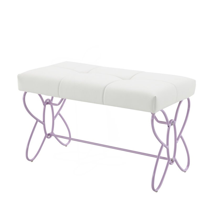 Élégant banc design papillon, banc de chambre