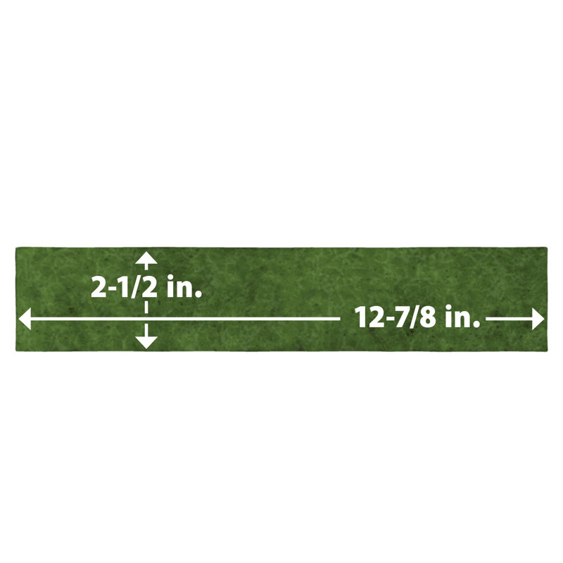 Menorca 2-1/2 In. X 12-7/8 In. Ceramic Wall Tile, Tourmaline Green
