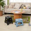 32 cm Folding Step Stool, Non-Slip Surface Portable Foldable Stool With Carry Handle-1780303277
