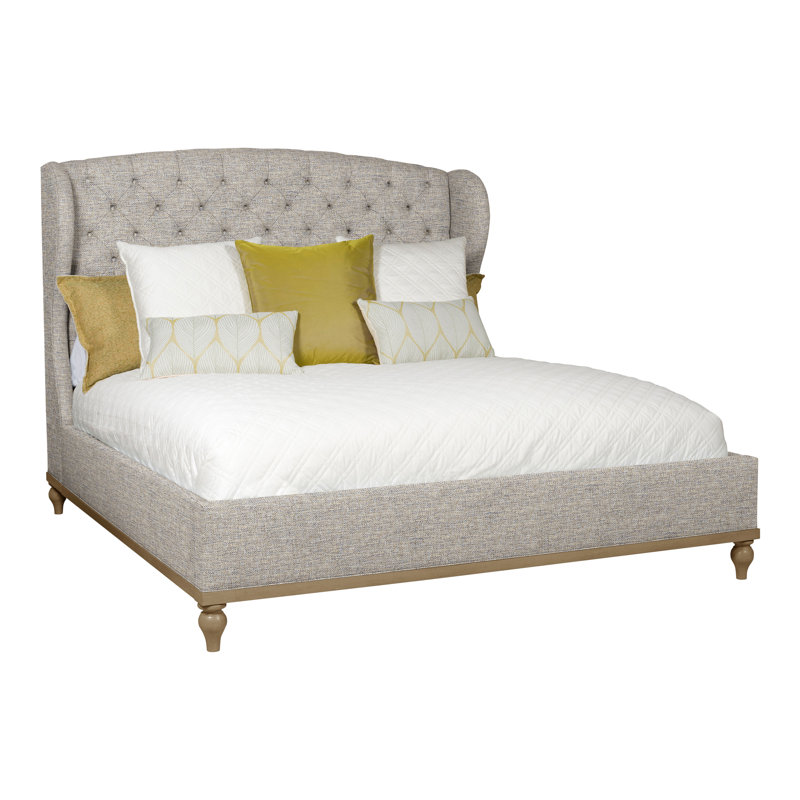 Emma King Bed, Hampton, Impala Storm, No