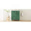 Meuble-lavabo 24 po avec lavabo, armoire de salle de bain avec tablette de porte, tiroir profond, panier coulissant à 2 niveaux, structure en bois massif et panneau de fibres à densité moyenne, un paquet, vert-1376923255