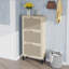 Étagère à chaussures en rotin 3 portes, armoire de rangement pour chaussures moderne autoportante, pour vestibule-131248187