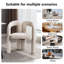 Ensemble de 2 fauteuils d'appoint / fauteuil de salle à manger en velours-630758207