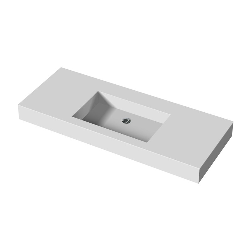 Lavabo de salle de bain mural 47 po