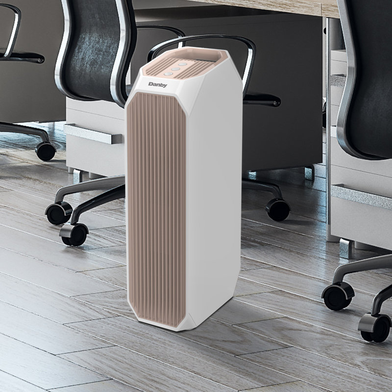 Purificateur d'air avec filtre HEPA, Blanc