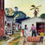 Reproduction d’art sur toile tendue, "learning to fly" par john négligeable faisant-15880407